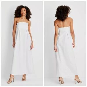 NWT Future Collective Strapless Dress